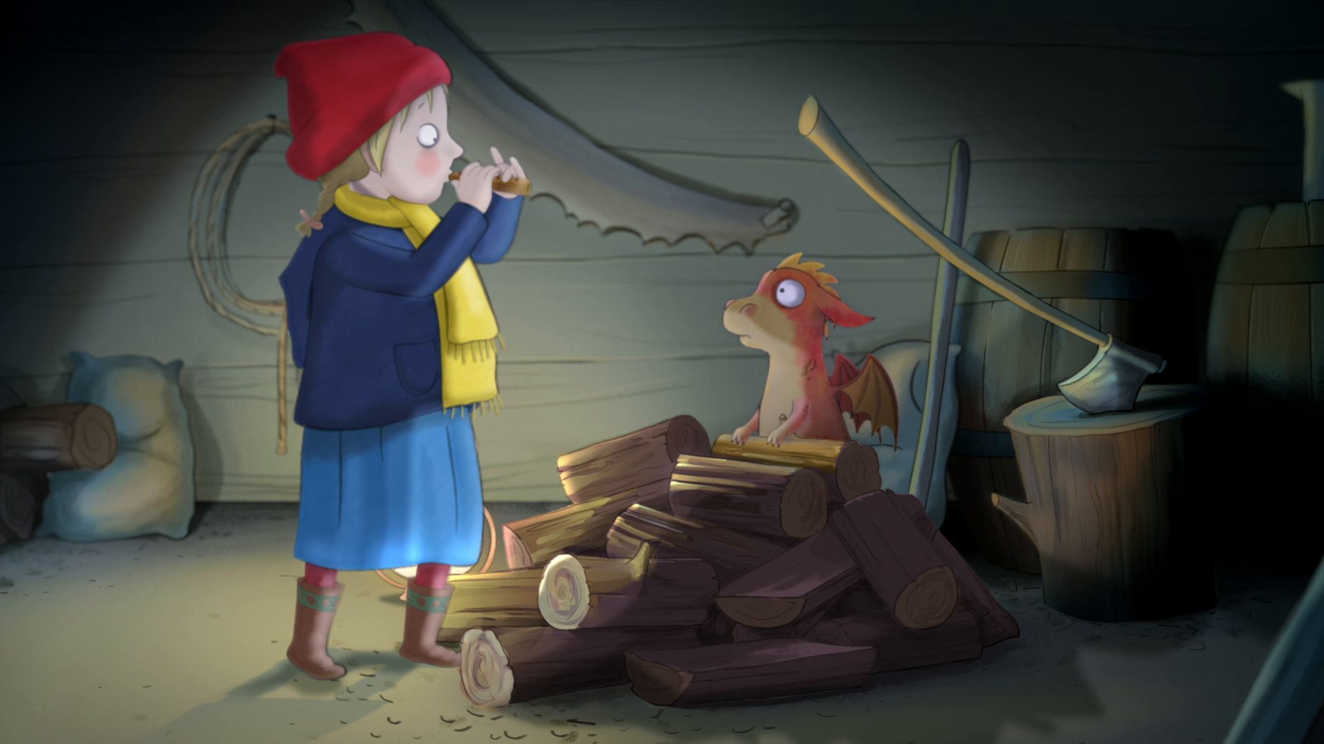 მიმი და მთის დრაკონი  ქართულად -  Mimi and the Mountain Dragon