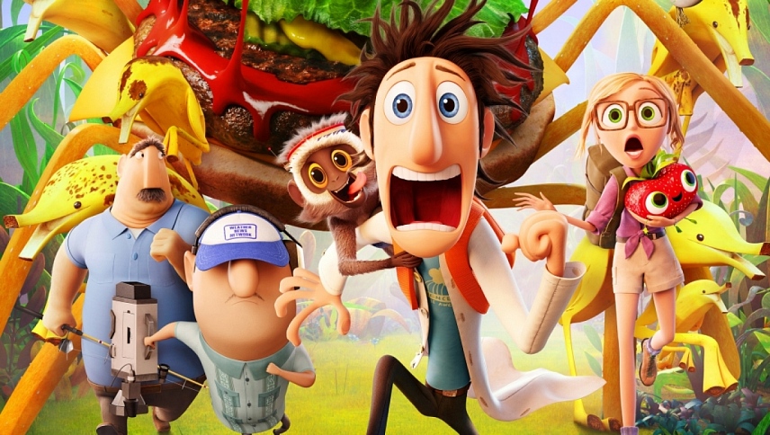 მოღრუბლულობა, შესაძლოა ნალექი გუფთების სახით  ქართულად -  Cloudy with a Chance of Meatballs