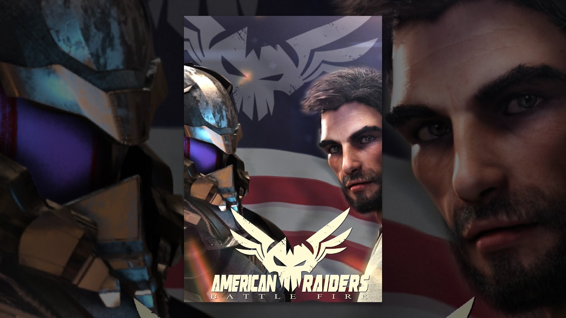 American Raiders Battle Fire