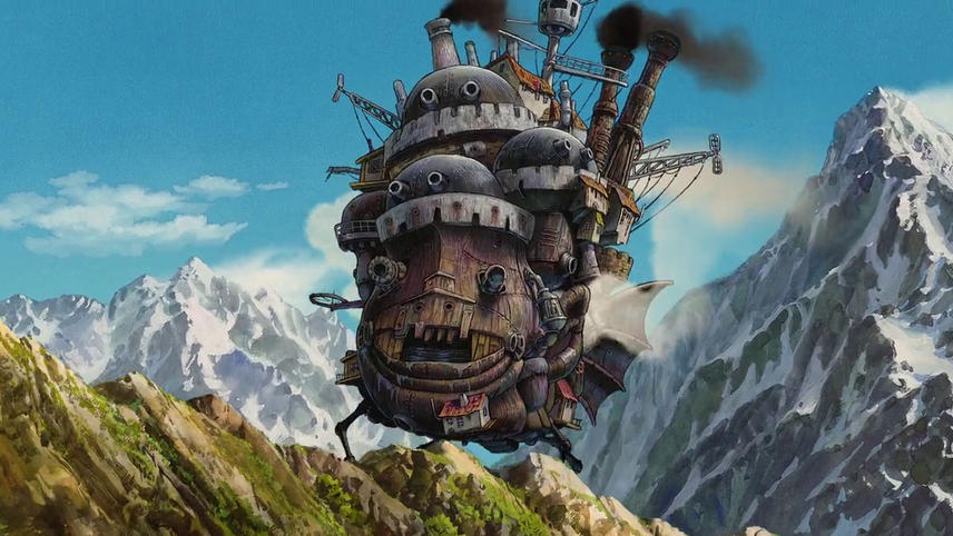 ჰოულის მოსიარულე კოშკი  ქართულად -  Howls Moving Castle