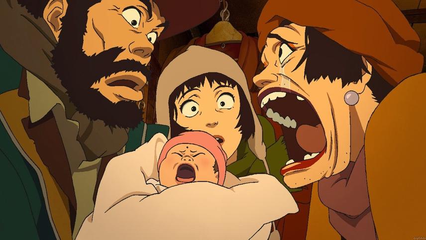 ერთხელ ტოკიოში  ქართულად -  Tokyo Godfathers