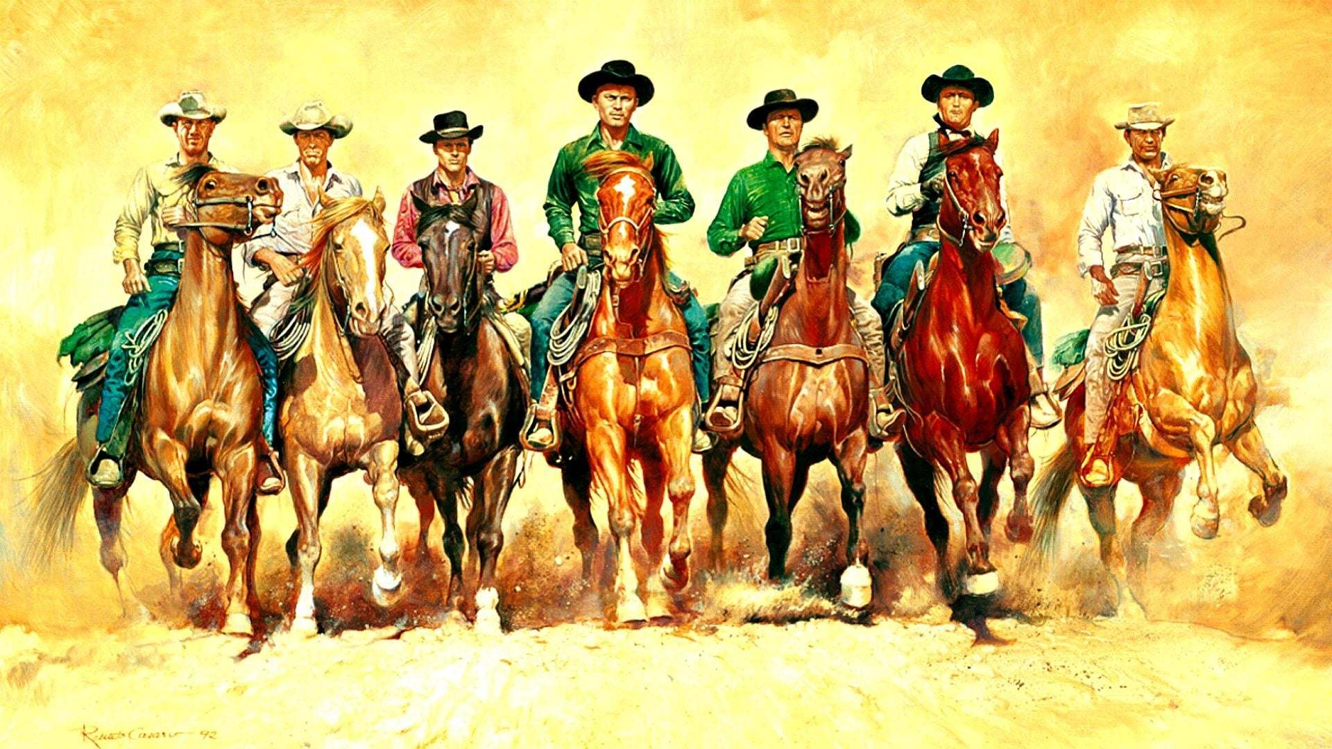 შესანიშნავი შვიდეული  ქართულად -  The Magnificent Seven