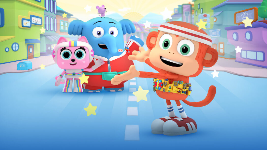 Chico Bon Bon: Monkey with a Tool Belt  ქართულად -  Обезьянка Чико Бон Бон - мастер на все руки