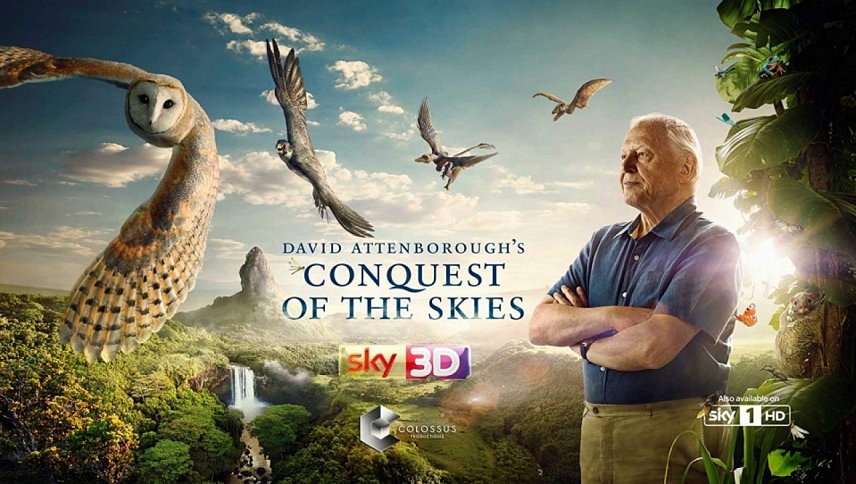 დეივიდ ატენბორო ცის დაპყრობა  ქართულად -  David Attenboroughs Conquest of the Skies 3D