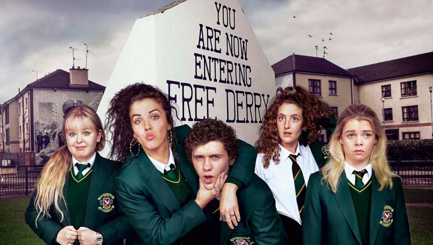 გოგონები დერიდან  ქართულად -  Derry Girls