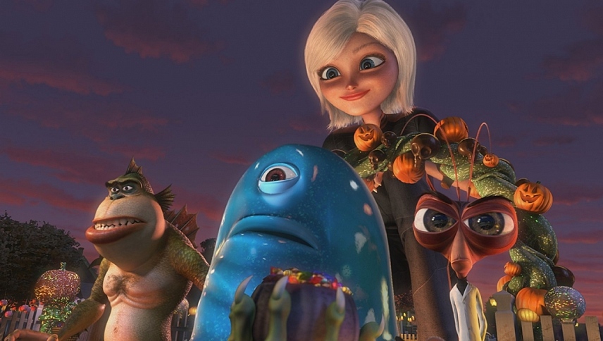 მონსტრები უცხოპლანეტელების წინააღმდეგ  ქართულად -  Monsters vs Aliens: Mutant Pumpkins from Outer Space