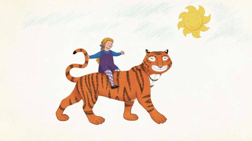 ვეფხვი რომელიც სტუმრად მოვიდა ჩაიზე  ქართულად -  The Tiger Who Came to Tea