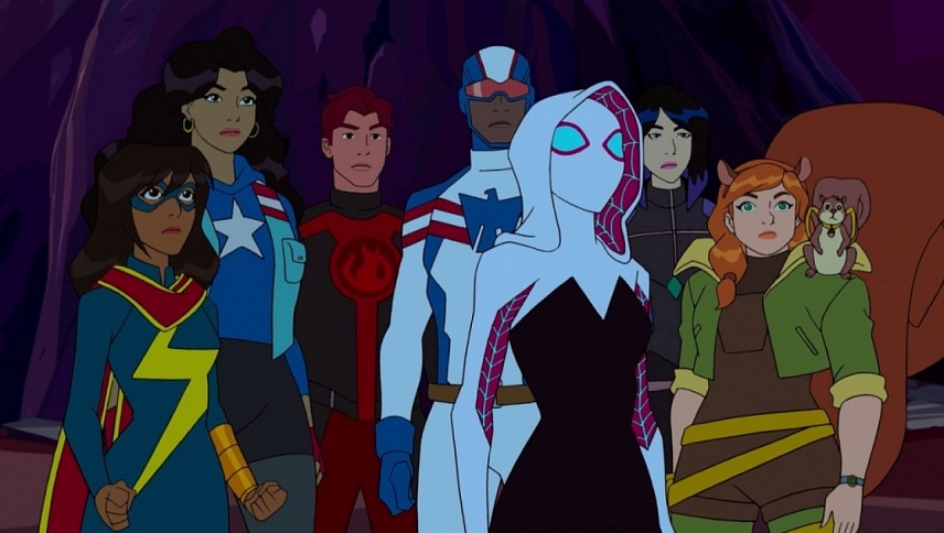 მარველის განთიადი: მოჩვენებებზე ნადირობა  ქართულად -  Marvel Rising: Chasing Ghosts