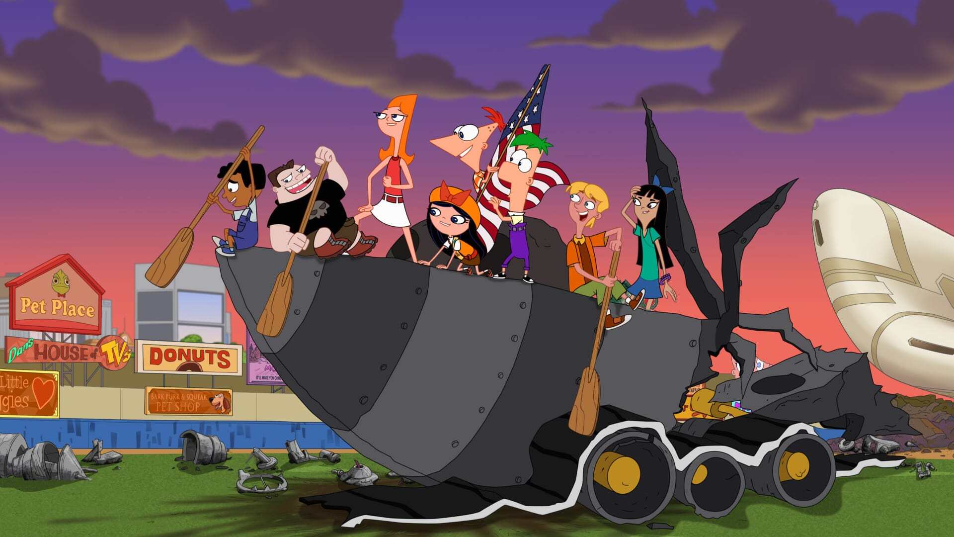კენდისი სამყაროს წინააღმდეგ  ქართულად -  Phineas and Ferb the Movie: Candace Against the Universe